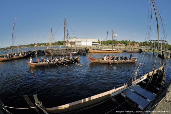 Cathedral ,Viking ships Tour, Palace and Castle (April) - Viking ships beside Roskilde Fjord