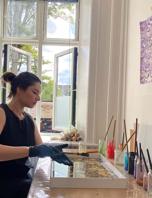 Copenhagen (2-Hour Paper Marbling Workshop with Goda) - How the 150 minutes unfold