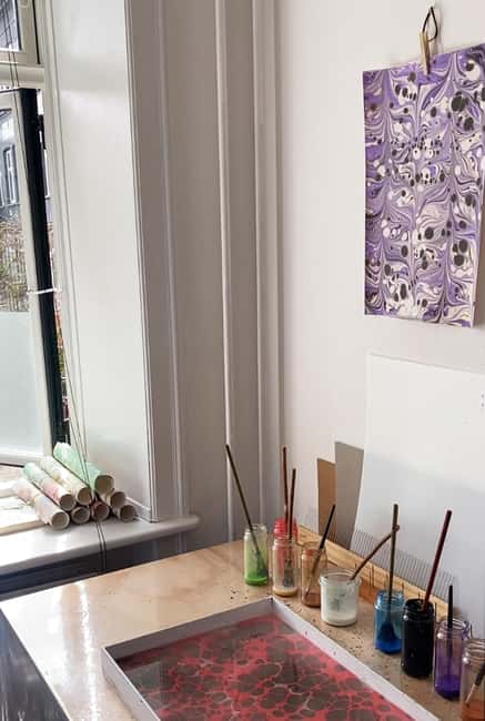 Copenhagen (2-Hour Paper Marbling Workshop with Goda) - What you take home, and when