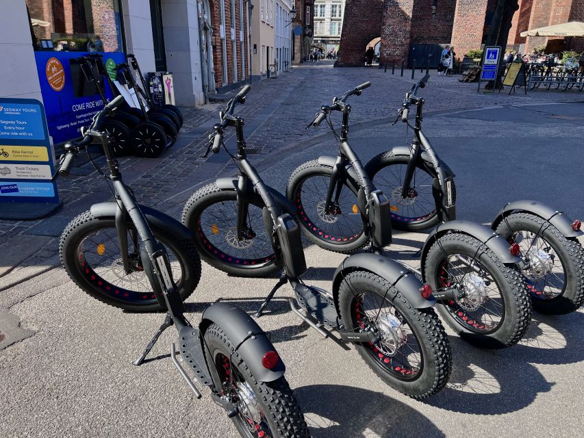 Copenhagen: Guided E-Scooter KickBike Tour- All Highlights - Christiansborg and the Black Diamond