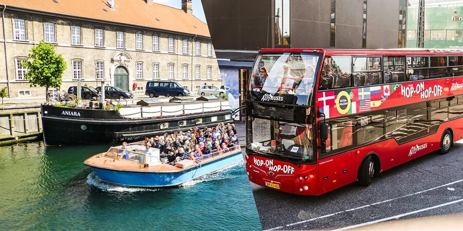 Copenhagen: Hop-On Hop-Off Bus Tour with Boat Tour Option - Finding the RED Sightseeing bus