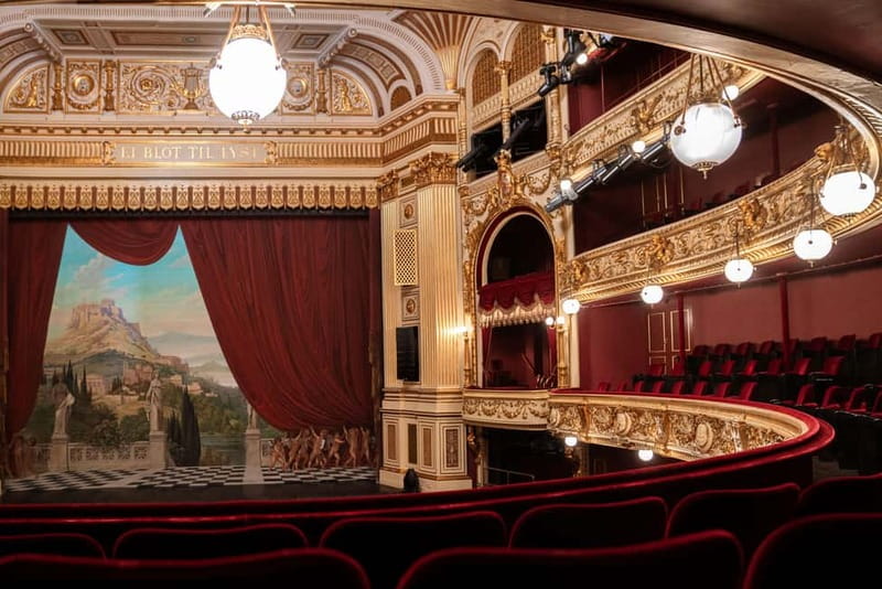 Copenhagen: The Royal Danish Theatre Guided Tour - Gold, velvet, and crystal in the public rooms