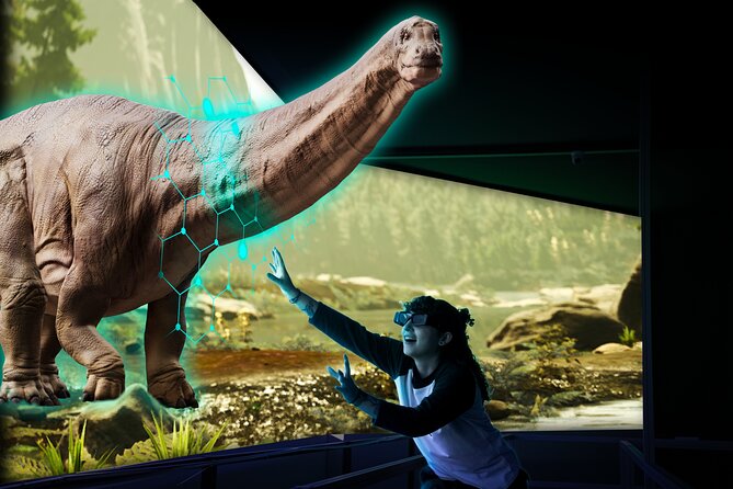 Dinosaur Adventure - Walking through the high-tech tunnels