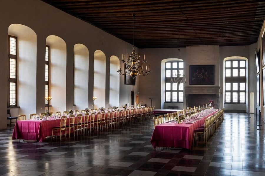 Kronborg Castle Entry Ticket - The ballroom, furniture, and royal display