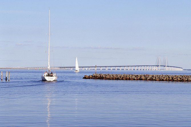 Malmö & Lund Tour, Crossing the Øresund Bridge to Sweden - The Turning Torso gives Malmö a modern edge