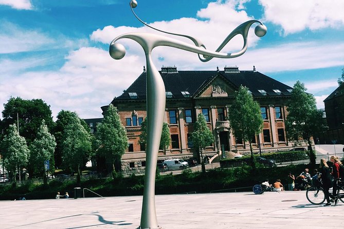 Street Art and Rooftops of Aarhus, Denmark - Sculptures, graffiti, and installations along the way
